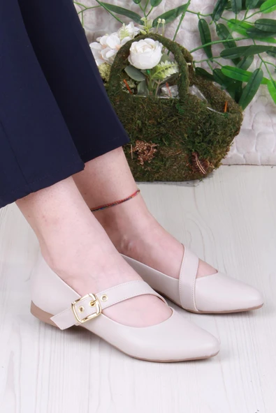 Fort 01-622 Soft Toka Detaylı Rahat Kadın Babet - Resim 6