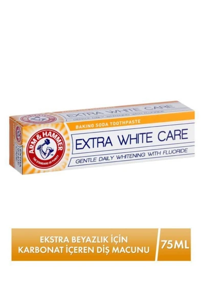 Arm&Hammer Ekstra Beyazlık Için Karbonat Içeren Ekstra White Diş Macunu 75ml