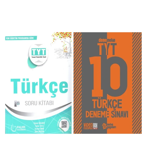 Palme TYT Türkçe Soru Bankası ve Metin Deneme Seti 2 Kitap