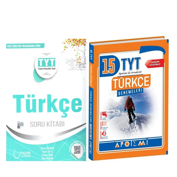 Palme TYT Türkçe Soru Bankası ve Apotemi Deneme Seti 2 Kitap
