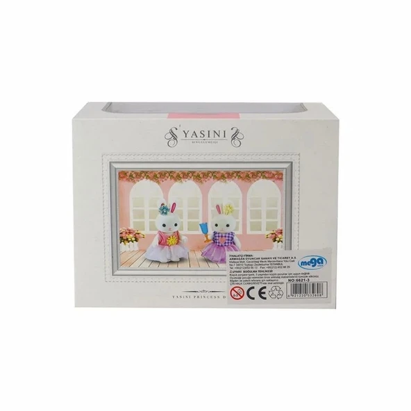 Bay Dreamy Mini Tavşan Aksesuarlı Yemek Masası Seti - 5