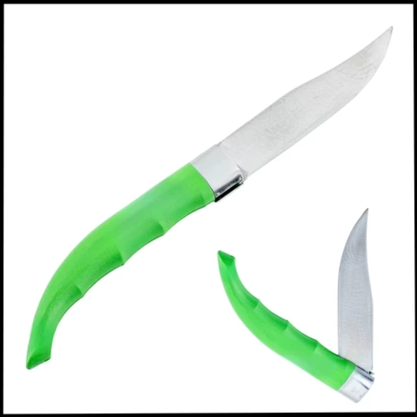 Uyguna-Yakala El Yapımı Yeşil Katlanır Cep Çakısı -CAK.571 ürün görseli