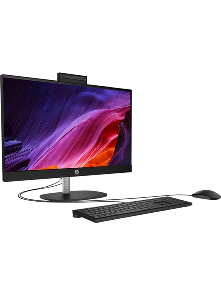 Hp 24-CR0034NT Amd Ryzen 5 7520U 8gb 1tb SSD Windows 11 Pro Amd Radeon™ Grafik Kartı 23.8 Inç IPS Fullhd All In One Bilgisayar 80N40EAP22+ Zetta Flash Bellek - Resim 2