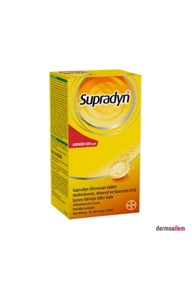Supradyn Koenzım Q10 30 Efervesan Tablet ürün görseli