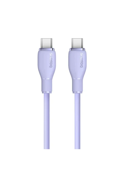 Baseus Pudding Hızlı Şarj Özellikli Type-c To Type-c 100w Kablo 1.2m. Mor - 2