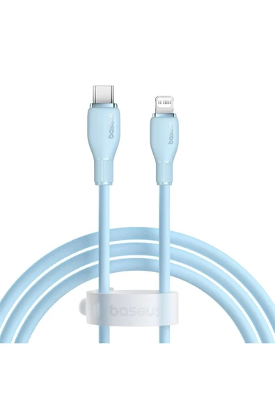 Baseus Pudding Serisi Type-C to Lightning iP Kablosu 20W Hızlı Şarj 1,2m iPhone 14 13 12 11 X uyumlu