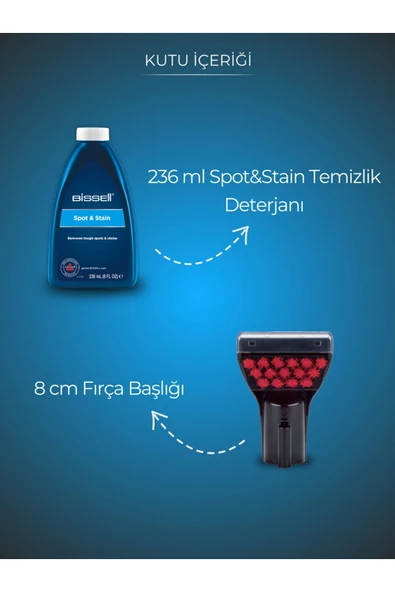 Bissell Spotclean Proheat Halı - Koltuk Yıkama Ve Leke Çıkarma Makinesi - 3