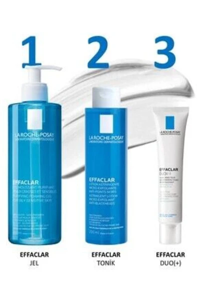 La Roche Posay Akne Bakım Seti (Effaclar Gel, Tonik, Duo +M)