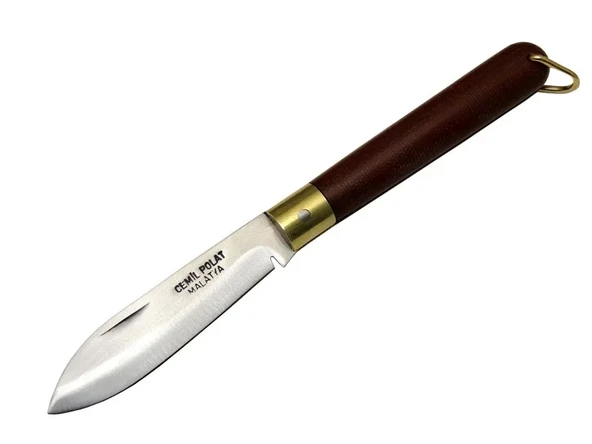 Malatya Beydağı  Tk 18 Kahverengi Kamp Çakı 18cm - Manuel, Fiber Sap