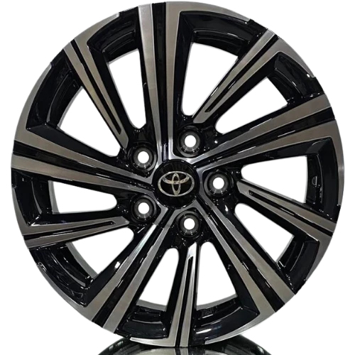 Toyota Uyumlu EMR-15237 6.5X15 5X114.3 ET40 60.1 Black Diamond Jant
