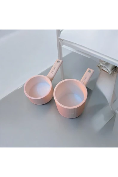 printstudıo Hacimsel Ölçü Kabı Ölçüm Kaşığı Özel Tasarım (25 ml ve 50 ml 2’li Set) - 2
