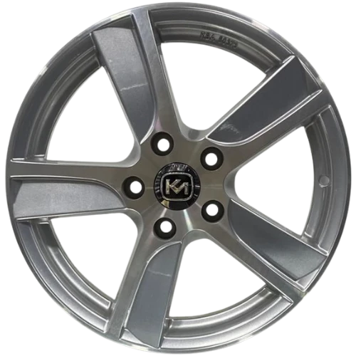 Volkswagen Uyumlu Kormetal KM-126 6.5X16 5X112 ET38 66.6 Silver Jant ürün görseli 1