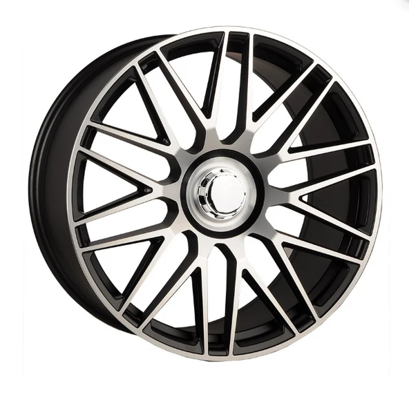 9.5X22 PCD 5X112 BKY-0207 Black Machined ET45 66.56 Jant