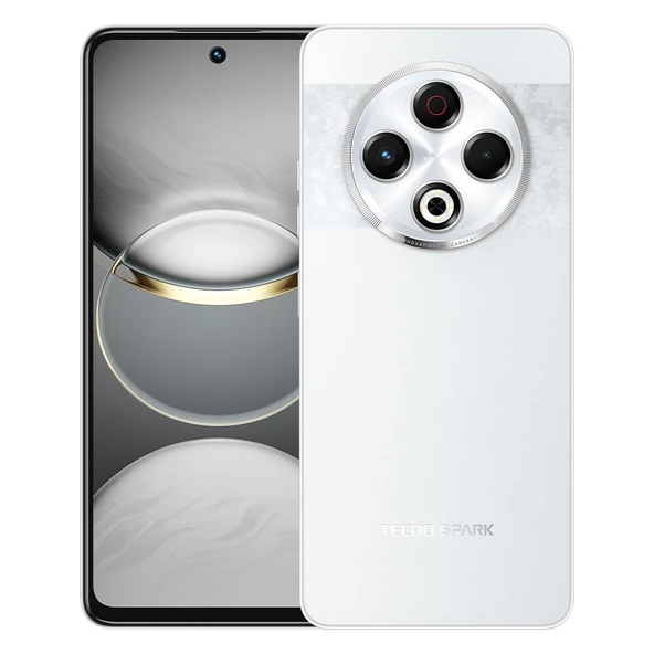 Tecno Spark 30 256 8+8 GB Ram (Tecno Türkiye Garantili) Beyaz - 1