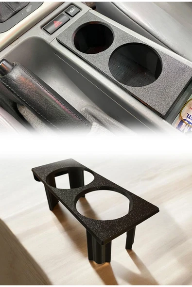 printstudıo BMW 3 Serisi E46 BARDAKLIK BARDAK TUTUCU ÖZEL TASARIM