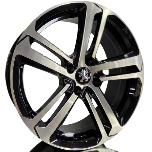 7.0X17 PCD 4X108 KM DY-267 Black Diamond ET25 65.1 Jant