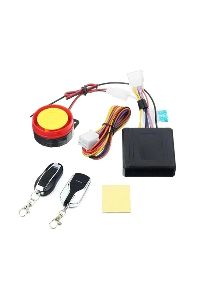Motosiklet Alarm Seti 100 Metrede Motor Durdurma 125 Desibel