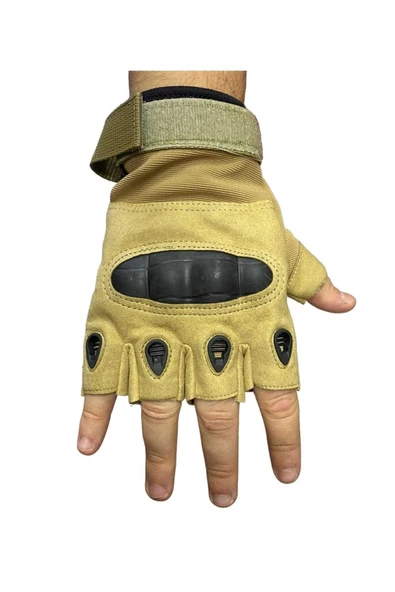 Combat Taktik Kesik Kemikli Eldiven Yarım Eldiven