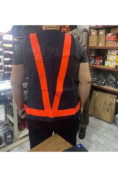Reflektörlü Yelek Yeni Yasaya Uygun Xl - 2