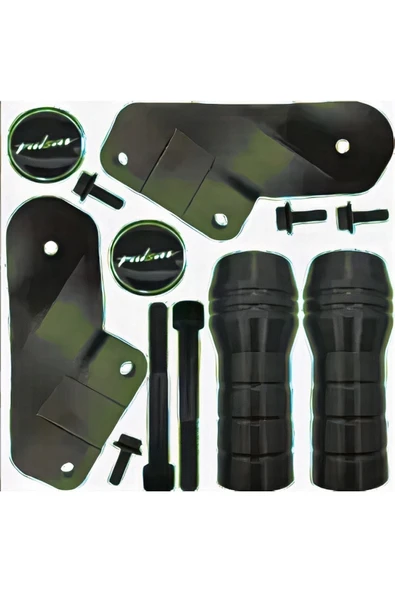 Bajaj Pulsar Rs 200 2015 - 2023 Uyumlu Koruma Takozu Rs200 Siyah Sticerlı Sadece Siyah