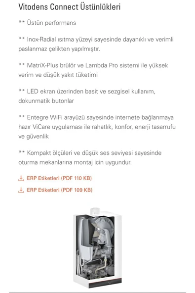 Viessmann Vitodens Connect 25/29 Kw - 2