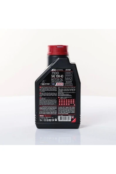 7100 4t 10w-40 1 Lt Motosiklet Motor Yağı - 3