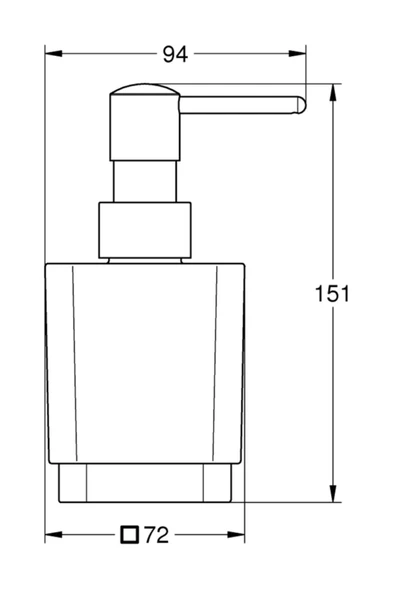 Grohe Selection Cube Sıvı Sabunluk - 2
