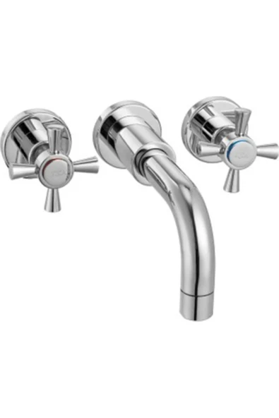 Eca 102106029 Krom Quadrille Ankastre Batarya Abdesthane Veya Aplike