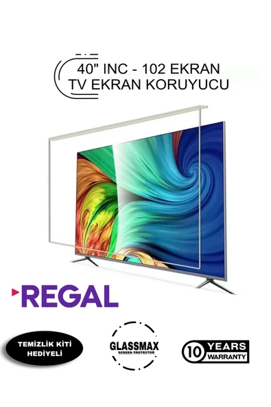 Glassmax Regal 40S2000 Uyumlu 40" Inç 102 Ekran Tv Ekran Koruyucu