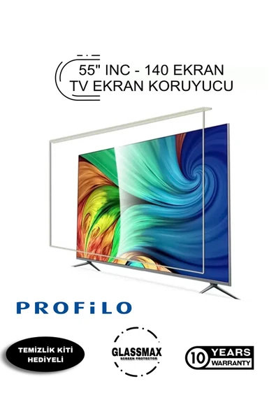 Glassmax Profio P55LED6000 Uyumlu 55" Inç 140 Ekran Tv Ekran Koruyucu ürün görseli