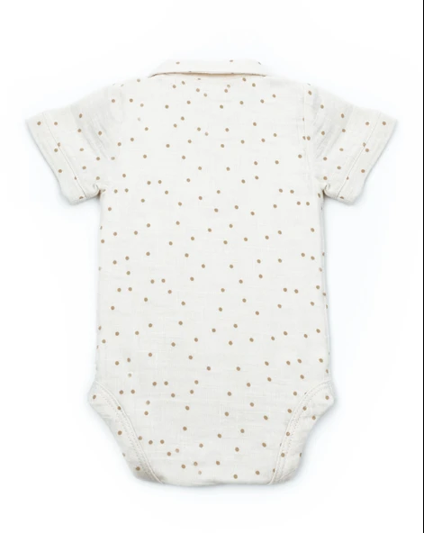 Bebek 2li Kısa Kollu Badi Müslin %100 Pamuk, Bebek ve Yenidoğan Serisi - - 6