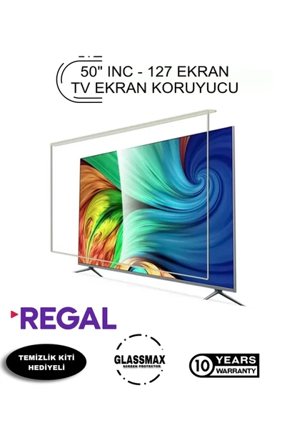 Glassmax Regal 50LED6000 Uyumlu 50" Inç 127 Ekran Tv Ekran Koruyucu