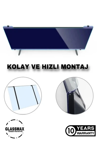Glassmax Strong Srt 43uhd/5000 Uyumlu 43" Inç 109 Ekran Tv Ekran Koruyucu - 6