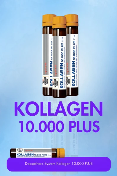 Doppelherz System Kollagen 10.000 Plus 30 X 25 ml Flakon - Resim 3