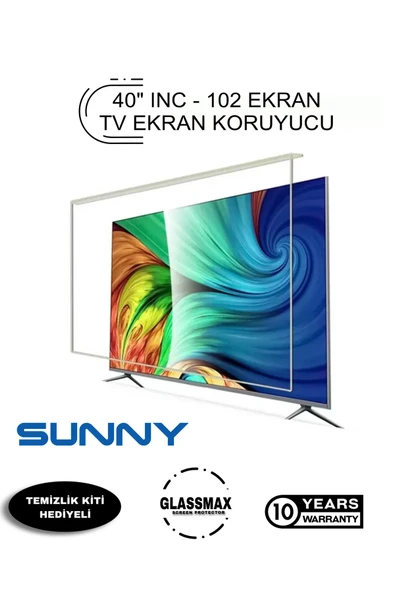 Glassmax Sunny 40s58*00 Uyumlu 40" Inç 102 Ekran Tv Ekran Koruyucu ürün görseli