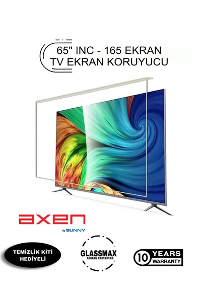 Glassmax Axen 65LED8600 Uyumlu 65" Inç 165 Ekran Tv Ekran Koruyucu ürün görseli