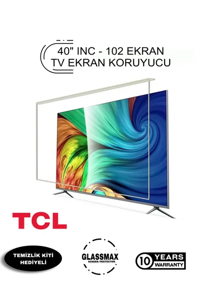 Glassmax TC-L 40P615 Uyumlu 40" Inç 102 Ekran Tv Ekran Koruyucu