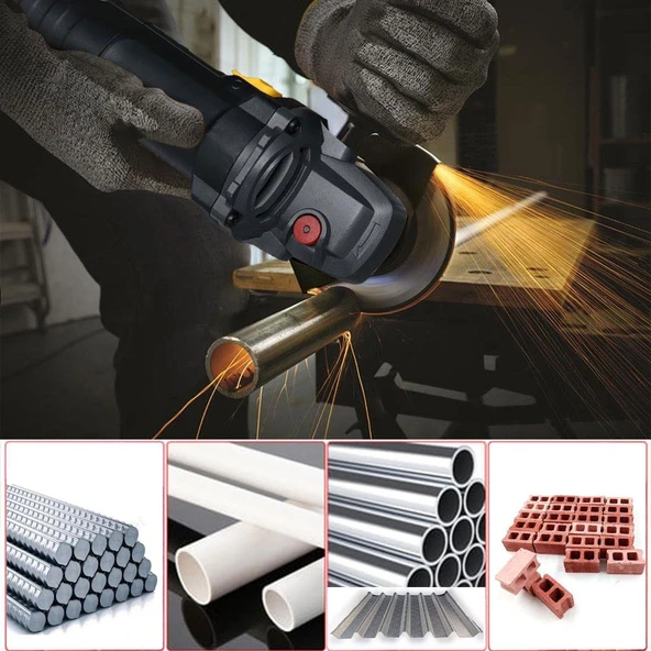 CAT DA09052 115mm Profesyonel Çelik, İnox, Alüminyum, PVC, Fayans, Çok Amaçlı Elmas Kesme Diski (Soketli, Aralıklı Kenar) - 4