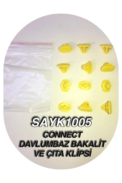 SAYPİ  Connect Davlumbaz Bakalit Ve Çıta Döşeme Klipsi 12 ADET - 2