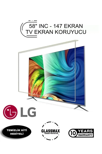 Glassmax LG 58UK6300PLC Uyumlu 58" Inç 147 Ekran Tv Ekran Koruyucu ürün görseli