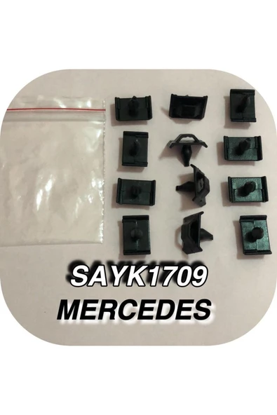 SAYPİ  Mercedes Döşeme Klipsi 12 ADET - 2
