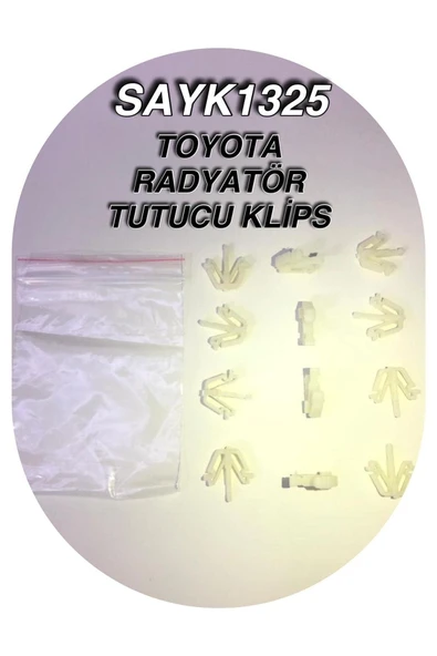 SAYPİ  Toyota Radyatör Tutucu Döşeme Klips 12 ADET - 2