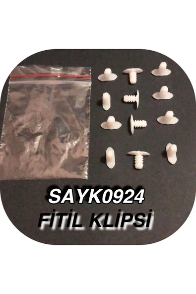 SAYPİ  Fitili Kllps Döşeme Klips 12 ADET - 2