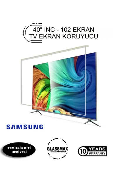Glassmax Samsung UE40K5100 Uyumlu 40" Inç 102 Ekran Tv Ekran Koruyucu