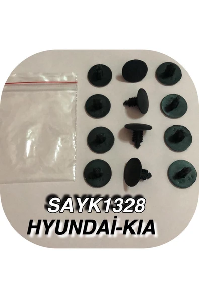 SAYPİ  Hyundai - Kia Döşeme Klipsi 12 ADET