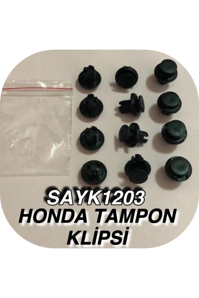 SAYPİ  Honda Tampon Döşeme Klipsi 12 ADET - 2