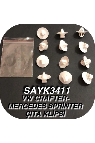 SAYPİ  Vw Crafter-mercedes Sprinter Çıta Klipsi 12 ADET - 2