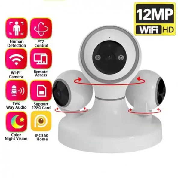 YS-13 PRO MAX IP WİFİ İÇ MEKAN KAMERA