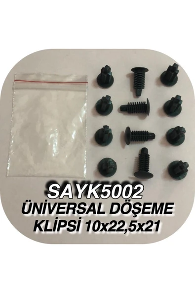 SAYPİ  Üniversal Döşeme Klipsi Gri 10×22,5×22 12 ADET - 2