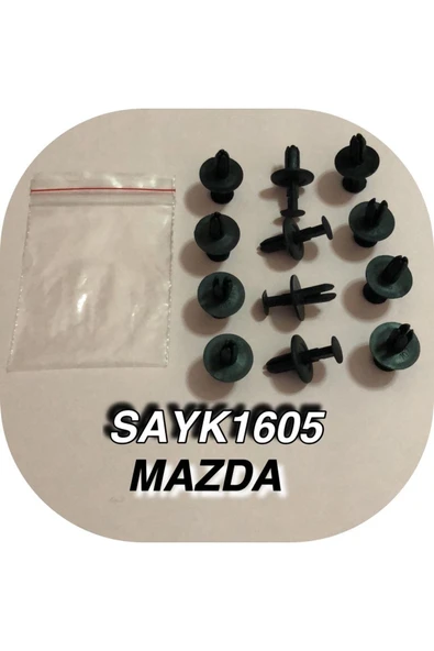 SAYPİ  Mazda Döşeme Klipsi 12 ADET - 2